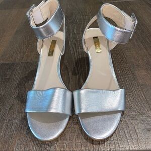 Louise et Cie Silver Sandals 7.5